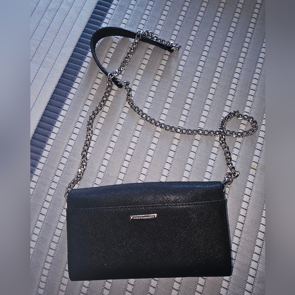 Rebecca Minkoff Studded Black Crossbody, Silver Stud - Picture 2 of 5